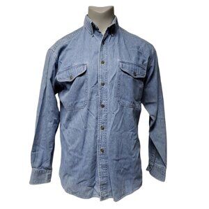 90s Chaps Ralph Lauren denim long sleeves . size M